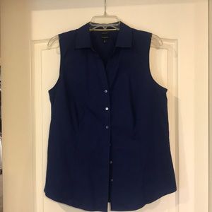 Talbots Sleeveless Blouse Size 10